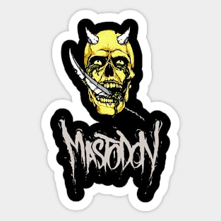 Mastodon Skull Sticker